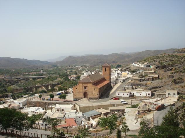 Gergal vista desde el castillo, GERGAL (Almería)