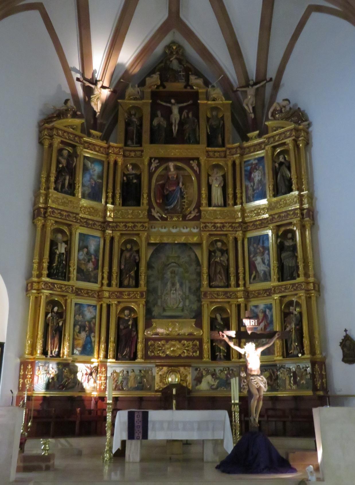 Iglesia de Santa Catalina, retablo del altar mayor, LA SOLANA (Ciudad Real)