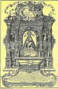 La Vid Virgen del monte inscripción