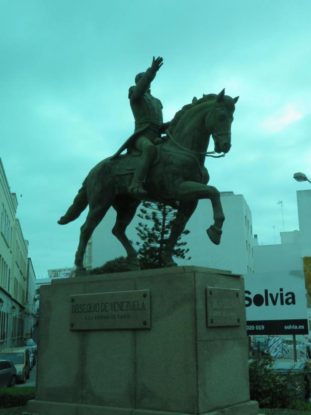 Simón Bolívar, obsequio de Venezuela, CADIZ (Cádiz)