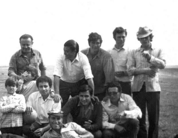 Día de campo (foto antigua), HIGUERA DE LLERENA (Badajoz)