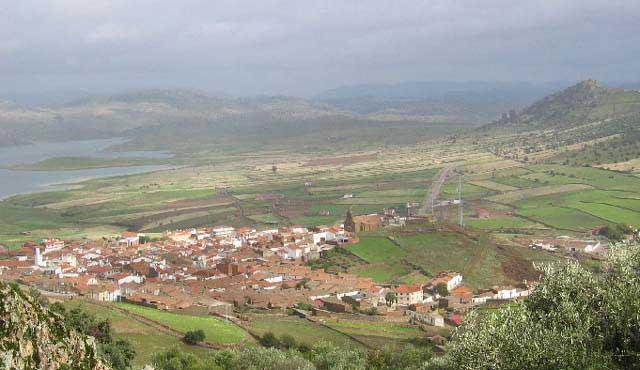 Vista del pueblo, PEÑALSORDO (Badajoz)