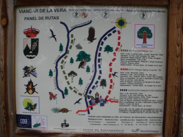 plano, VIANDAR DE LA VERA (Cáceres)