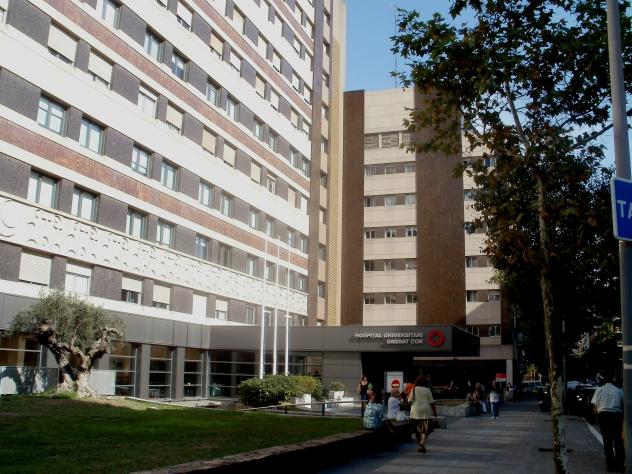 Entrada al Hospital Sagrado Corazón, BARCELONA