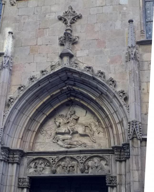 Entrada a Iglesia San Jaime, BARCELONA