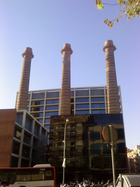 las tres chimeneas del paralelo, BARCELONA