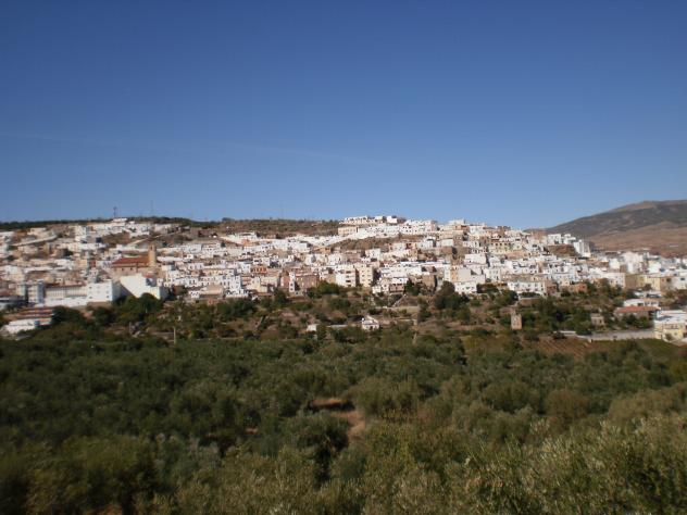 Vista parcial del pueblo desde la Ermita, ABLA (Almería)