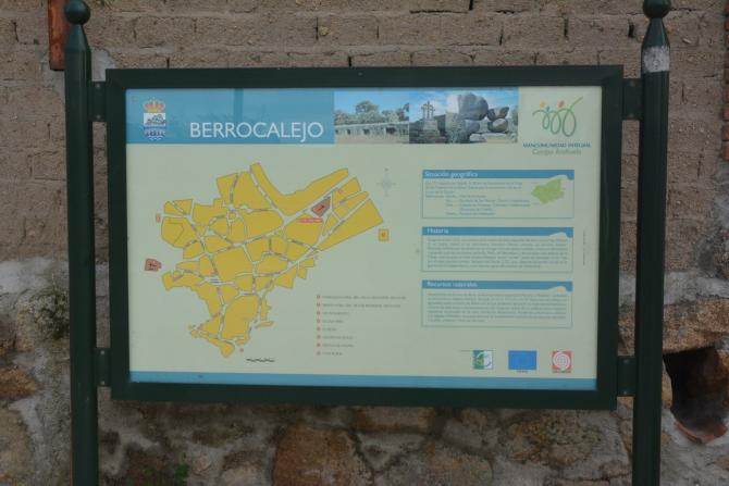 Plano del pueblo, BERROCALEJO (Cáceres)