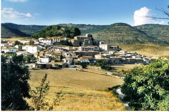 Vista desde el alto, ESLAVA (Navarra)