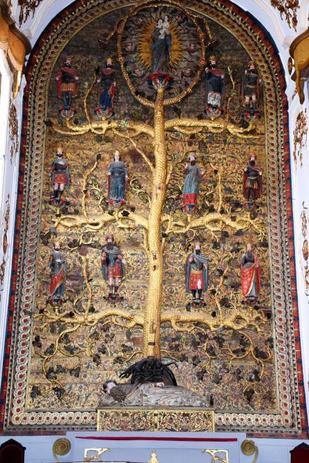 Árbol de Jessé en Santa María del Castillo, OLIVENZA (Badajoz)