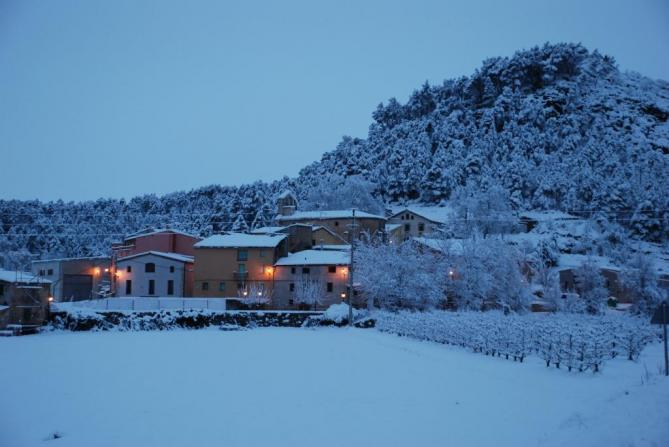 Pontils en invierno, PONTILS (Tarragona)
