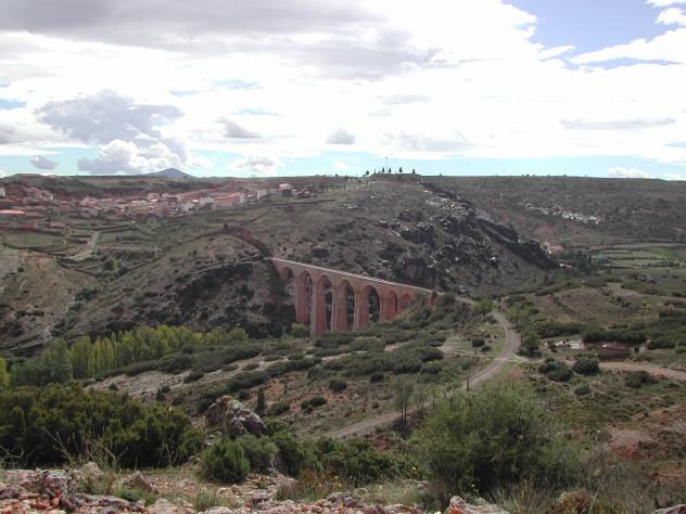 vista de albentosa desde la romana, ALBENTOSA (Teruel)