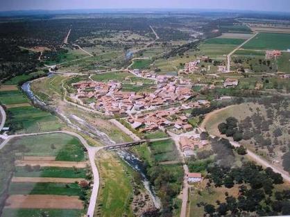 Vista aérea del pueblo