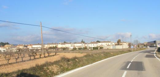 Vista llegando al pueblo