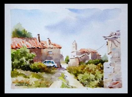 villalta en acuarela