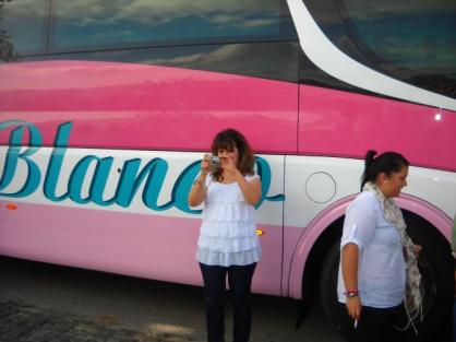 Mientras nos fotografiaba