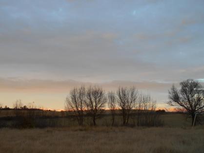 Atardecer en la zona de la Paúl de Larués